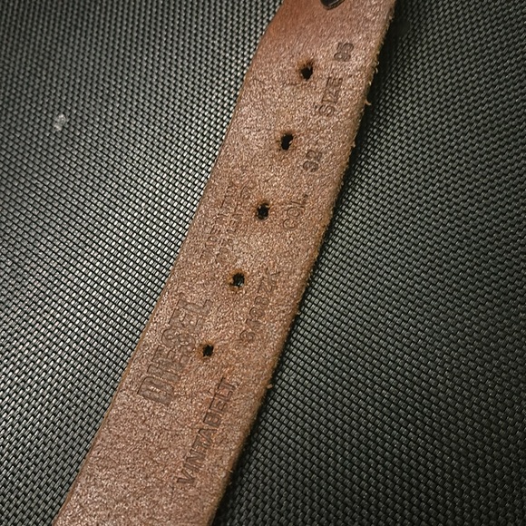 Diesel Vintabelt brown leather men’s 32 | 95 belt - Picture 6 of 6